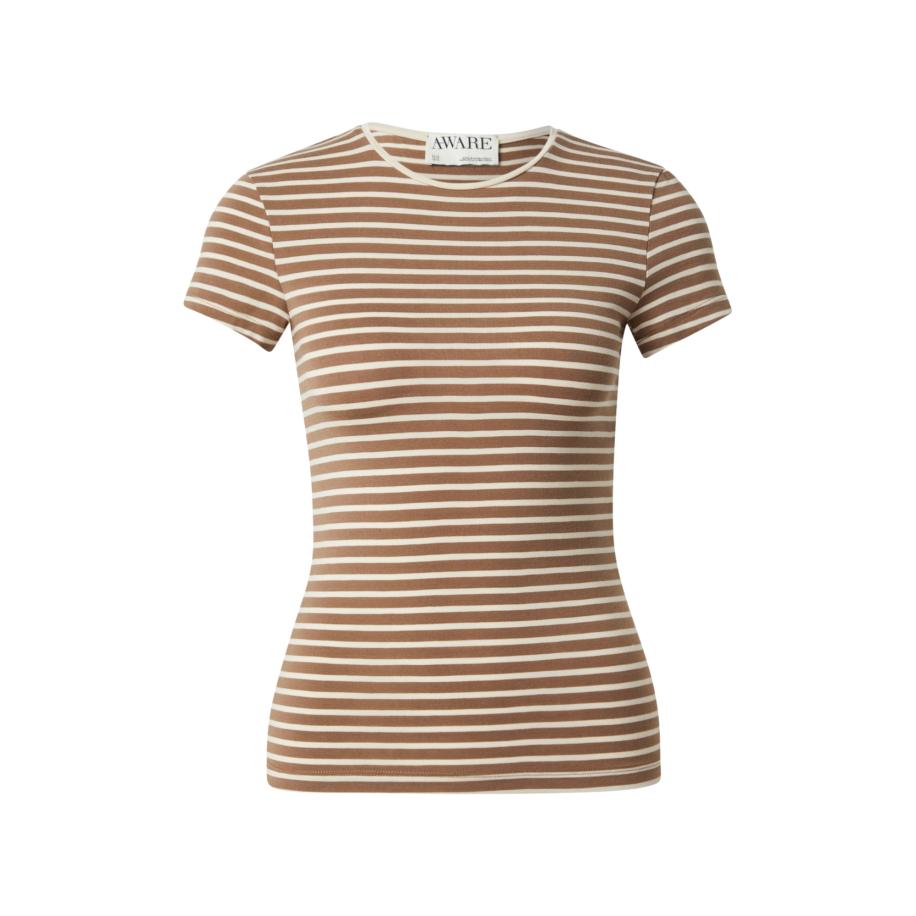 Aware Aware Shirt VMInes Fiona bruin / wolwit -