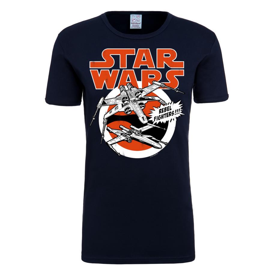 LOGOSHIRT Shirt X-Wings donkerblauw Blauw