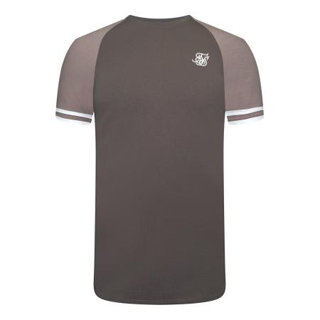 SikSilk SikSilk Shirt bruin / wit