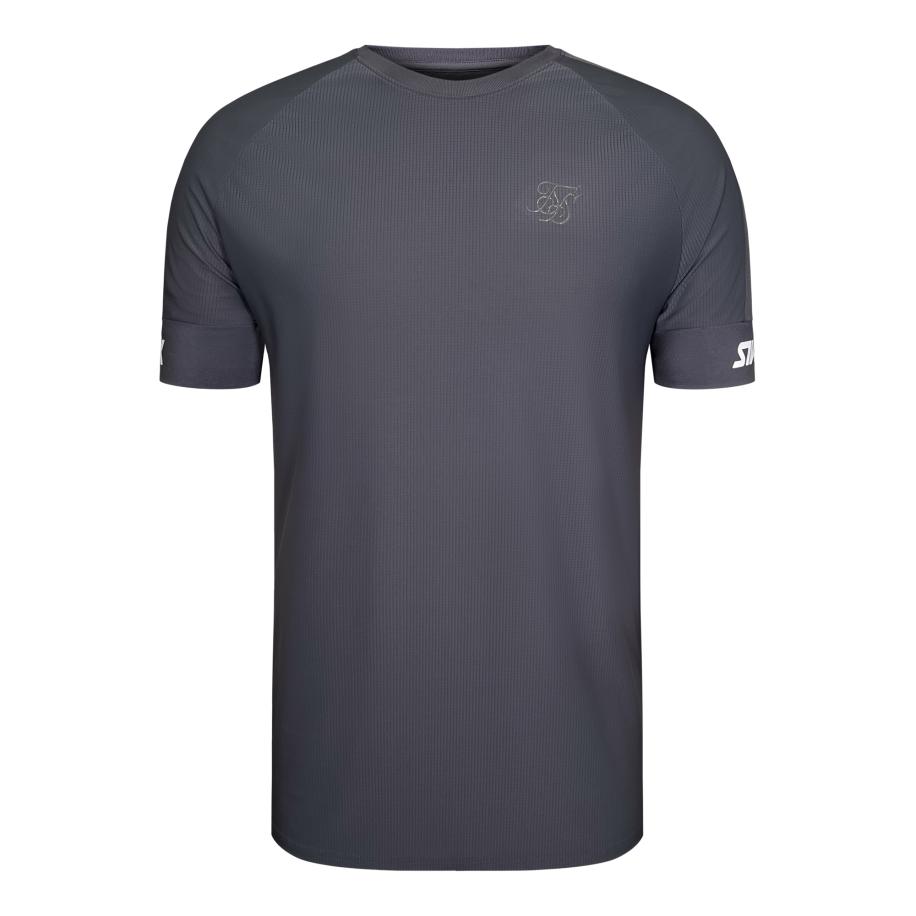 SikSilk SikSilk Shirt grijs / wit -