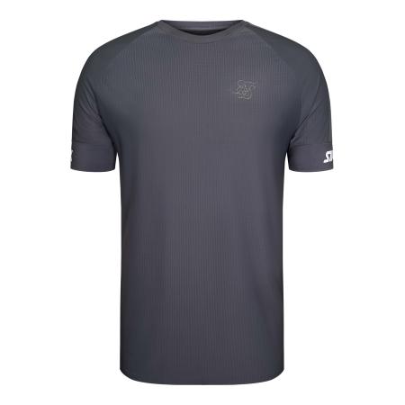 SikSilk SikSilk Shirt grijs / wit