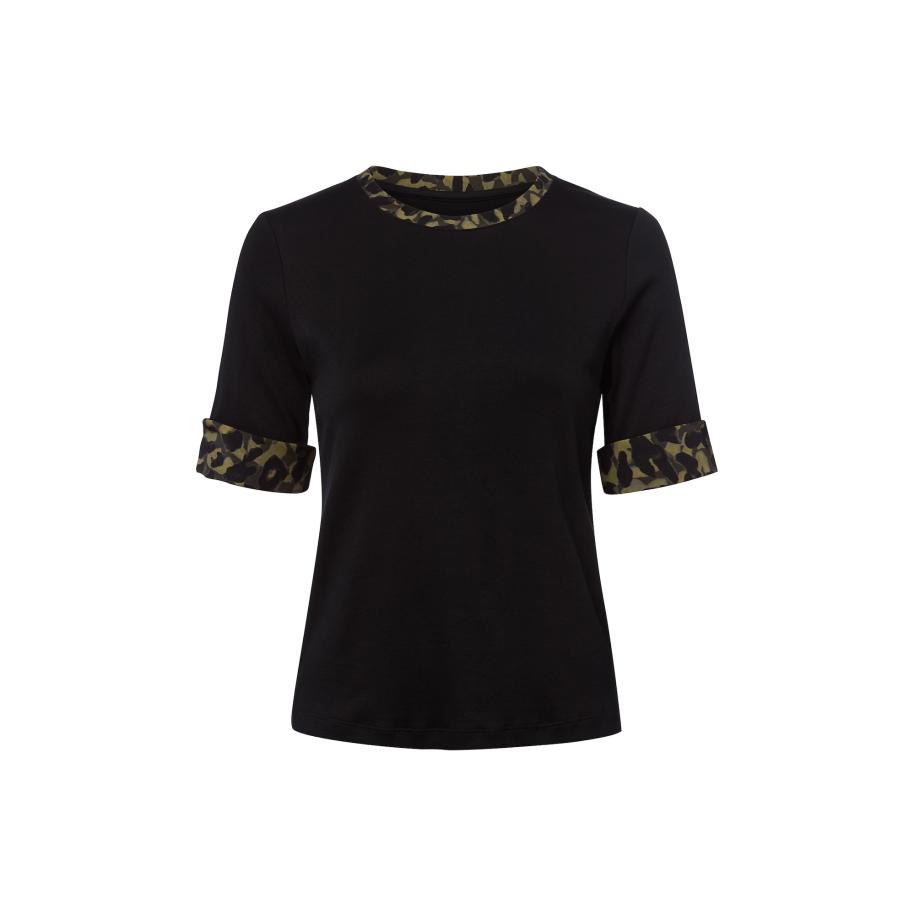 Marc Cain Marc Cain Shirt riet / zwart -