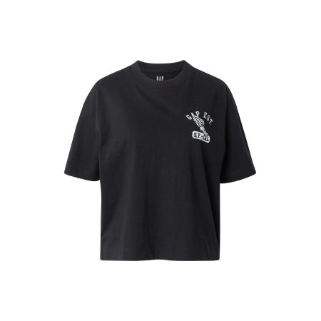 GAP GAP Shirt zwart / wit