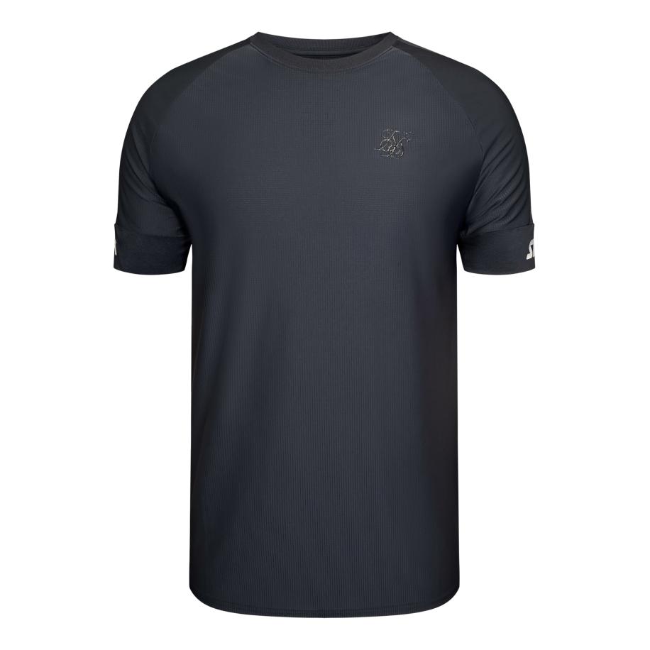 SikSilk SikSilk Shirt zwart / wit -
