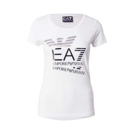 Emporio Armani EA7 Emporio Armani Shirt zilver / wit