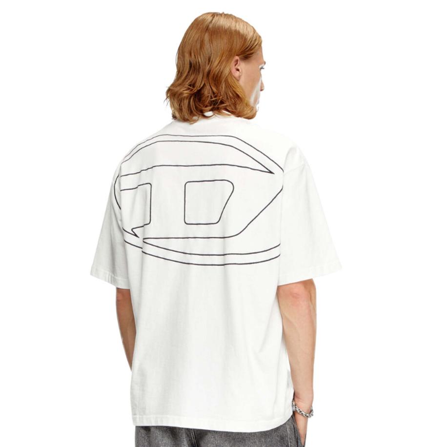 Diesel T-Boggy Megoval T-Shirt Wit