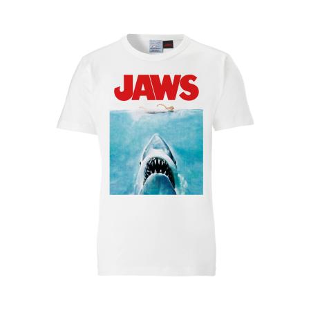 LOGOSHIRT Shirt Jaws gemengde kleuren / wit