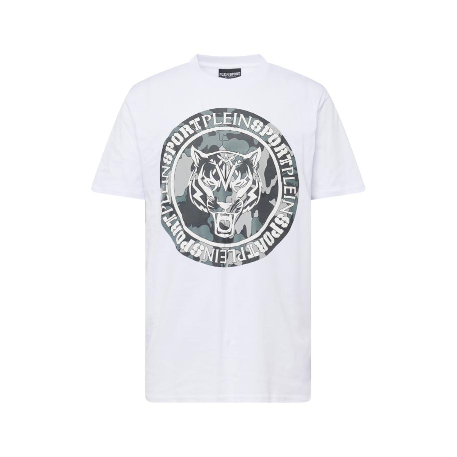 Plein Sport Plein Sport Shirt donkergrijs / zwart / wit -