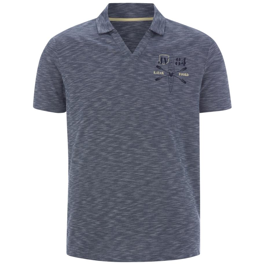 jan vanderstorm Jan Vanderstorm Shirt Gistur beige / donkerblauw -