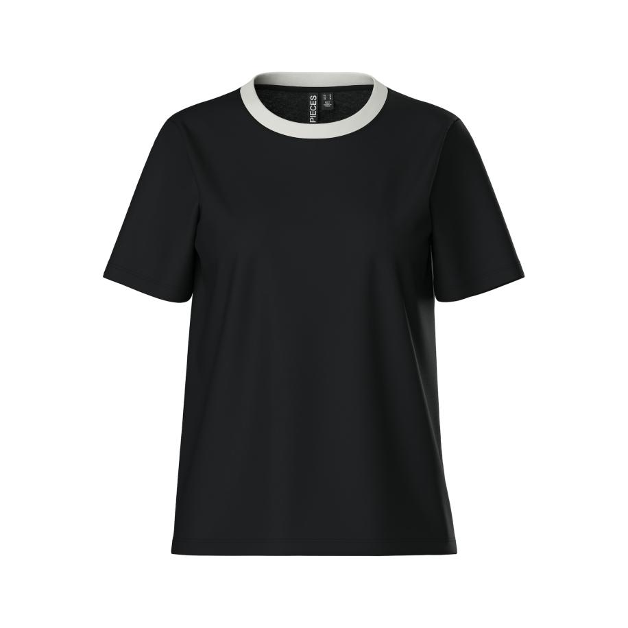 Pieces PIECES Shirt Ria zwart / wit -