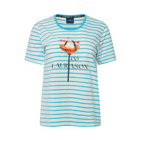 LAURASØN LAURASØN Shirt turquoise / gemengde kleuren
