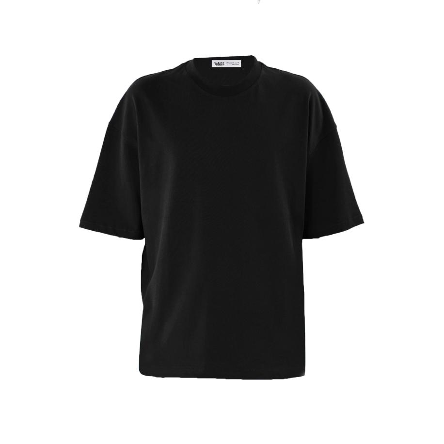 VAMOS CLO Shirt zwart / wit Zwart