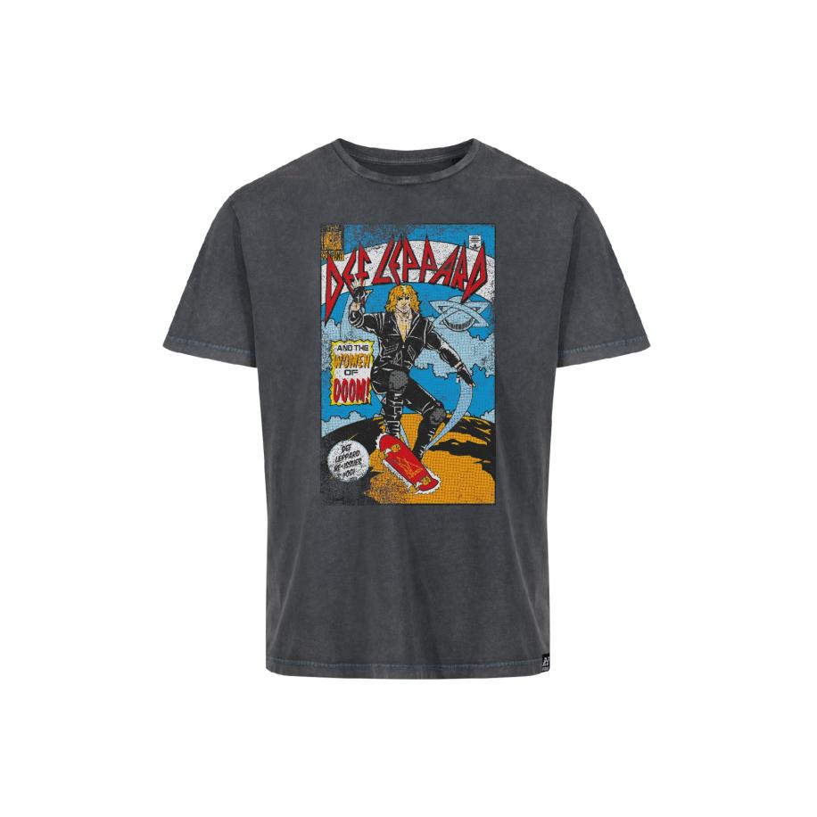 Recovered Recovered Shirt Def Leppard Women Of Doom zwart -