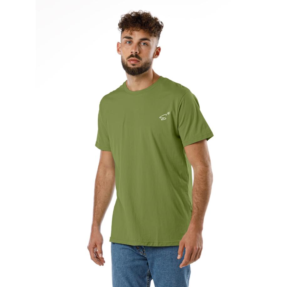 SPITZBUB Shirt Look Up! groen / wit Groen