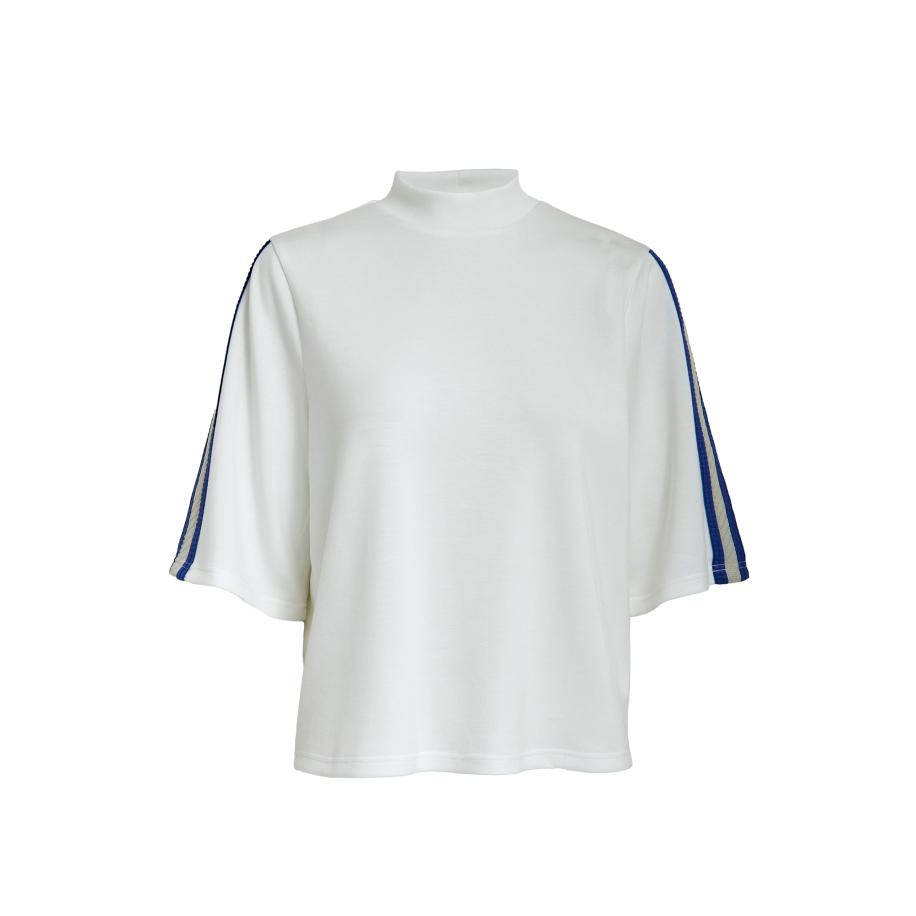 Minus minus Shirt Sarah blauw / wolwit / natuurwit -