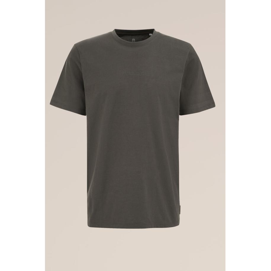 Blue Ridge heren T-shirt met opdruk - Regular fit - Donkergroen - Katoen - Maat: XS Groen