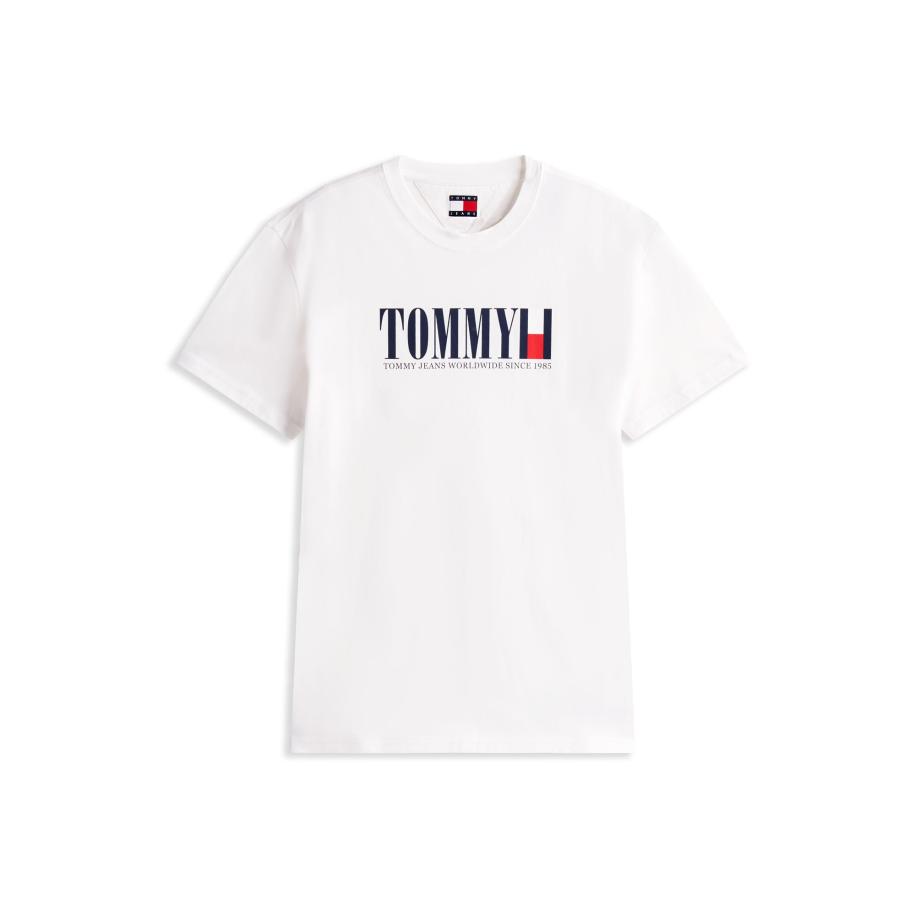 Tommy Jeans Tommy Jeans Shirt navy / lichtrood / wit -