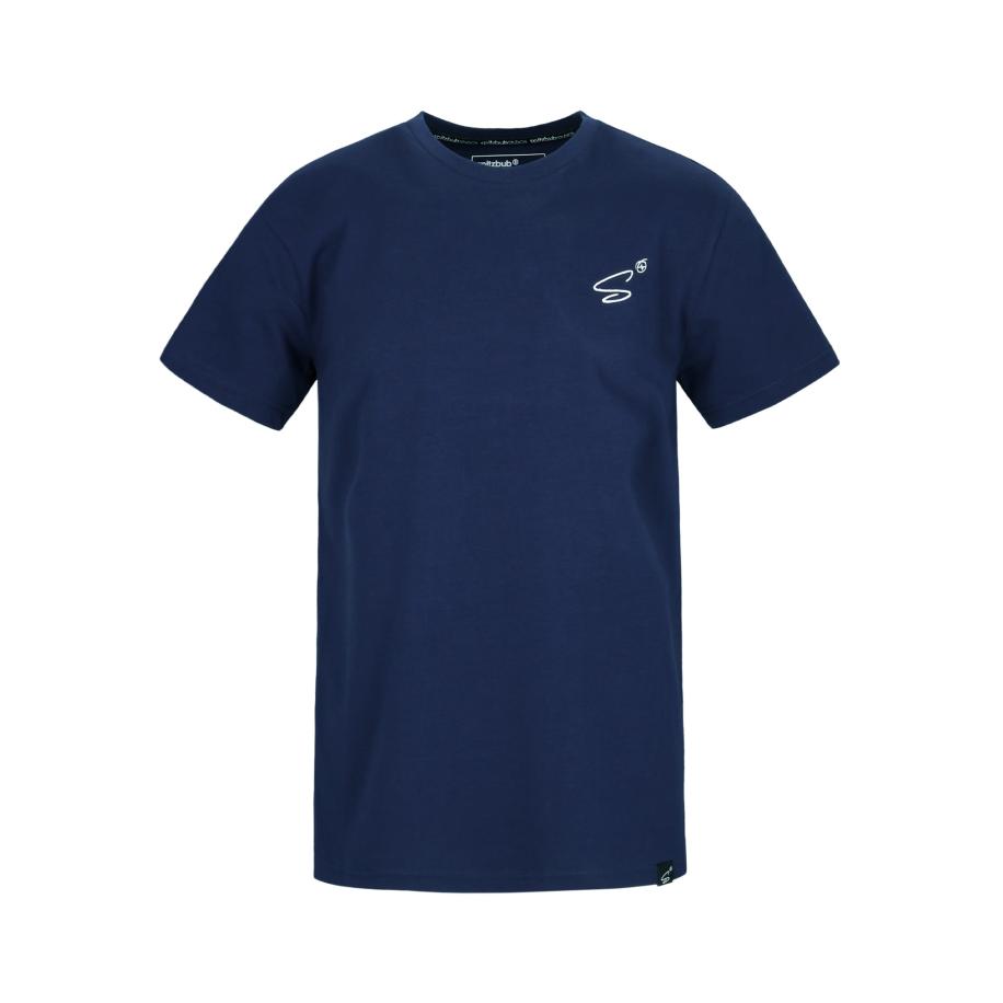 SPITZBUB Shirt Look Up! donkerblauw / wit Blauw