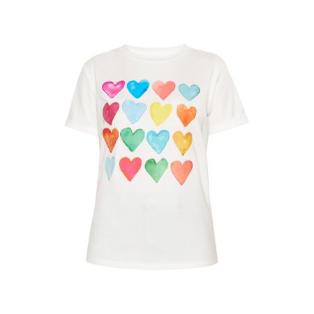 SANIKA SANIKA Shirt Fashion Look turquoise / geel / pink / wit