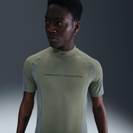 Nike Tech Dri-FIT basislaag met korte mouwen voor heren - Groen