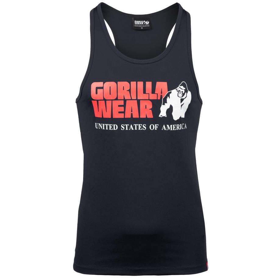 Gorilla Wear Gorilla Wear Shirt bloedrood / zwart / wit -