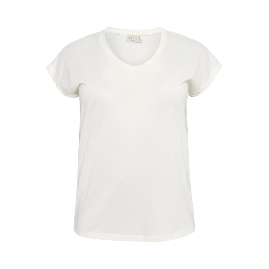 KAFFE CURVE Shirt wit Wit