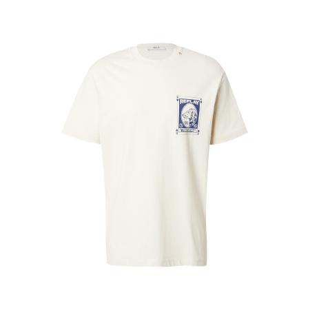 Replay REPLAY Shirt saffier / natuurwit