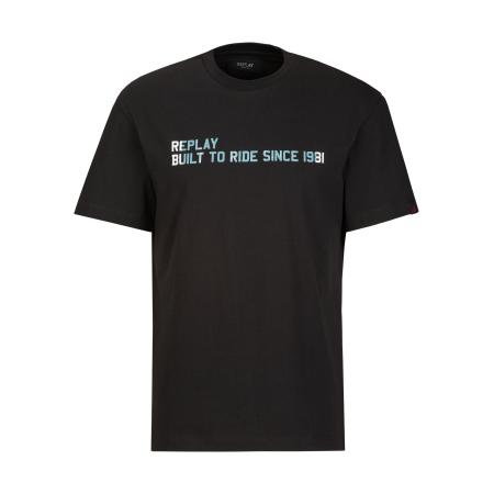 Replay REPLAY Shirt blauw / zwart / wit