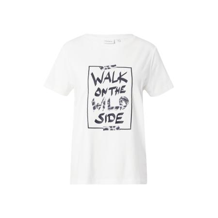 Comma COMMA Shirt zwart / wit