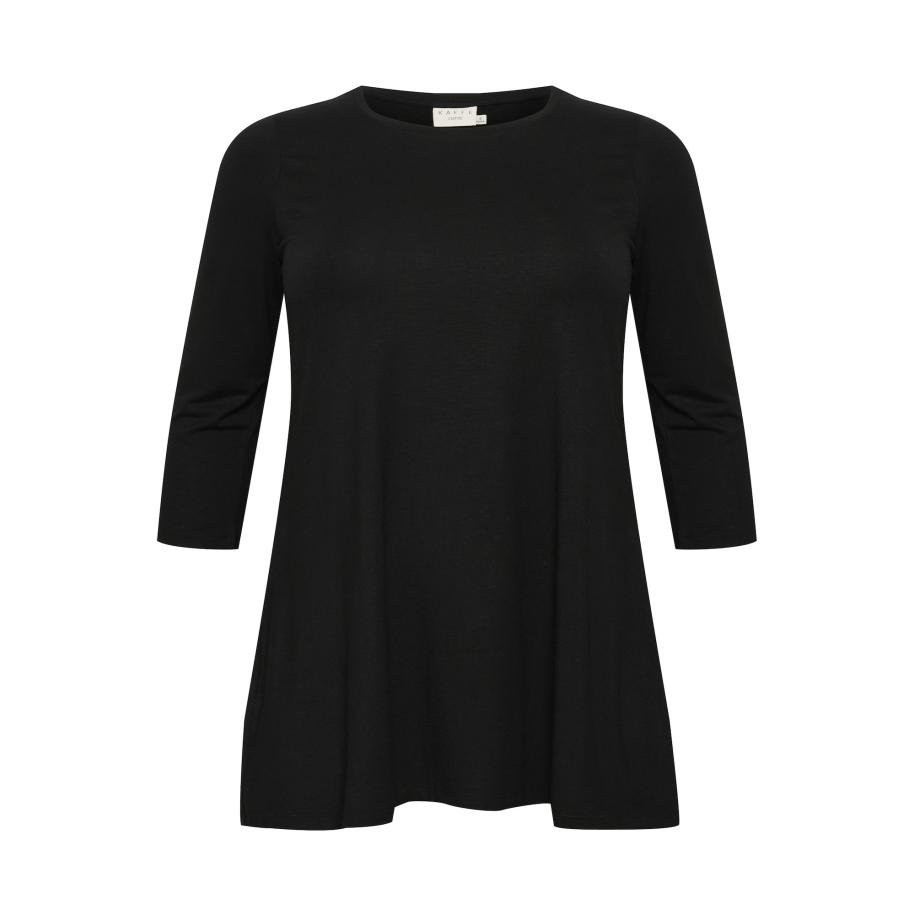 KAFFE CURVE Shirt Jena zwart Zwart