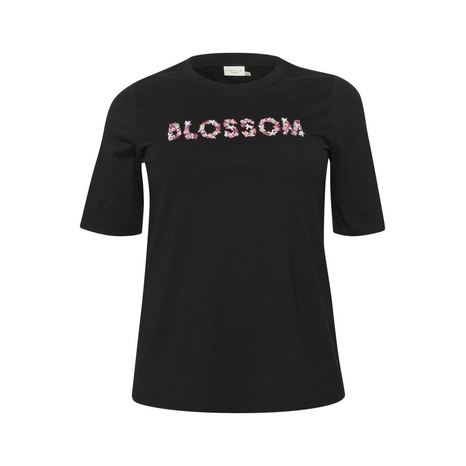 Kaffe KAFFE CURVE Shirt Faya pink / zwart -