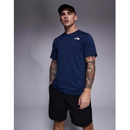 The North Face - Training 24/7 - T-shirt met logo in marineblauw