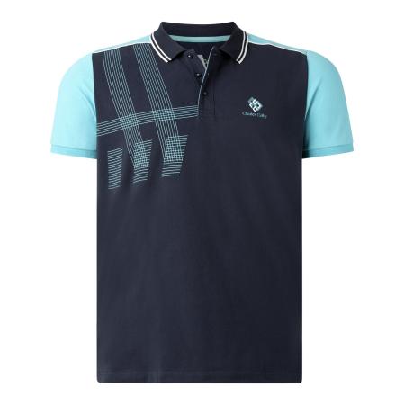 Charles Colby Charles Colby Shirt Earl Darry donkerblauw