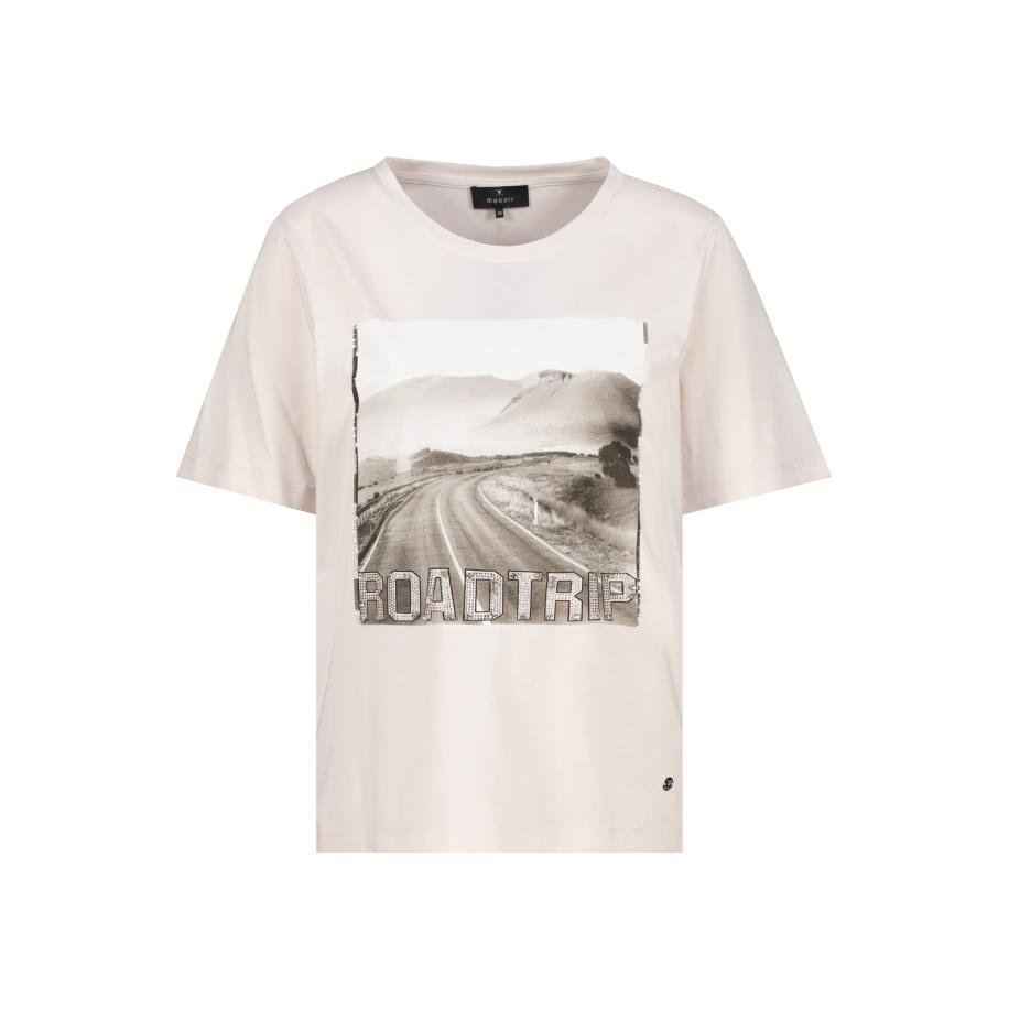 Monari monari Shirt crème / camel / ecru -