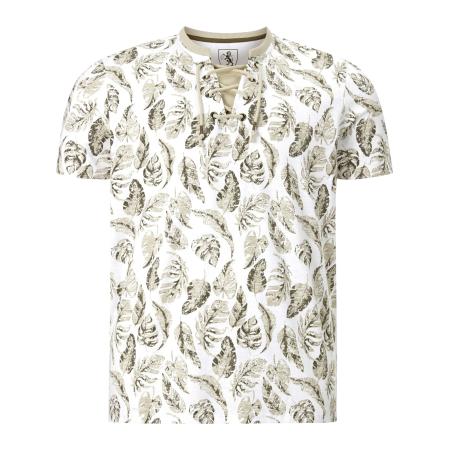 Charles Colby Charles Colby Shirt Earl Crispin groen / pastelgroen / wit