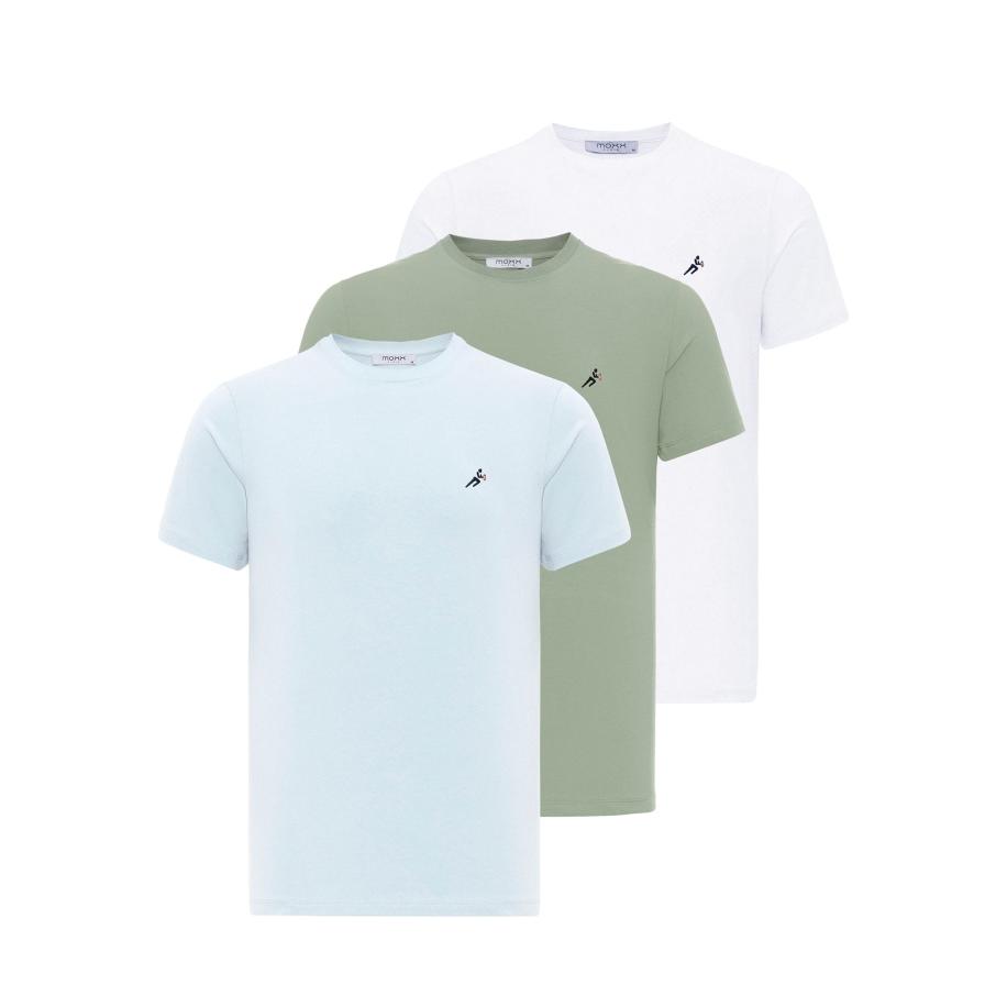 Moxx Paris Shirt turquoise / groen / wit Multicolor