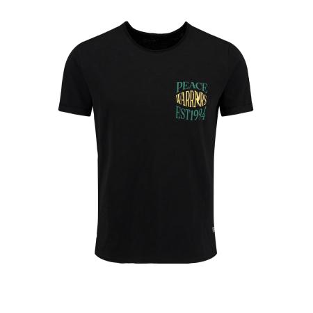 Key Largo Key Largo Shirt Peace geel / jade groen / zwart