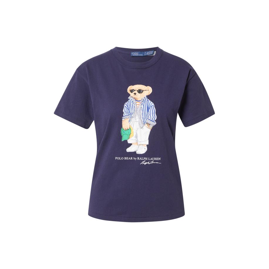 Polo Ralph Lauren Shirt camel / navy / limoen / wit Blauw