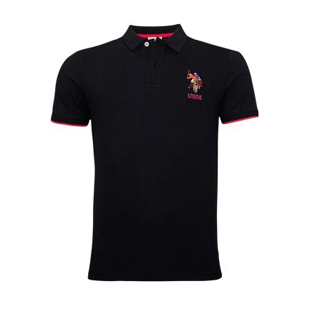 U.S. Polo Assn. U.S. POLO ASSN. Shirt bloedrood / zwart / natuurwit