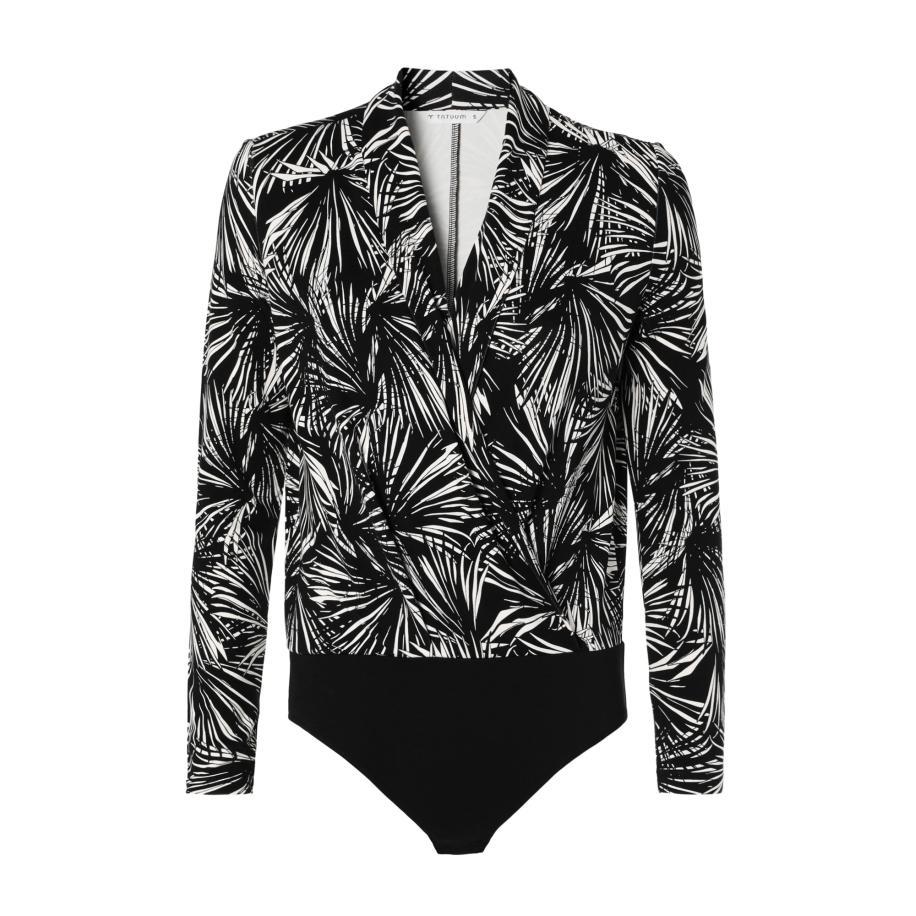 TATUUM TATUUM Shirt body AGATHA zwart / wit -