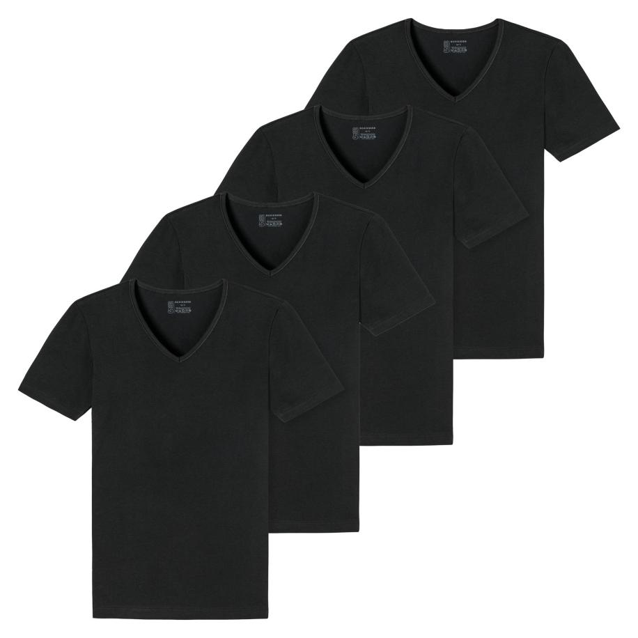 Schiesser SCHIESSER Shirt zwart -
