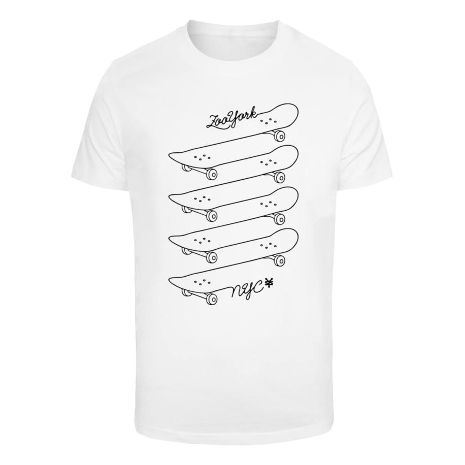 ZOO YORK Shirt Skating zwart / wit Wit