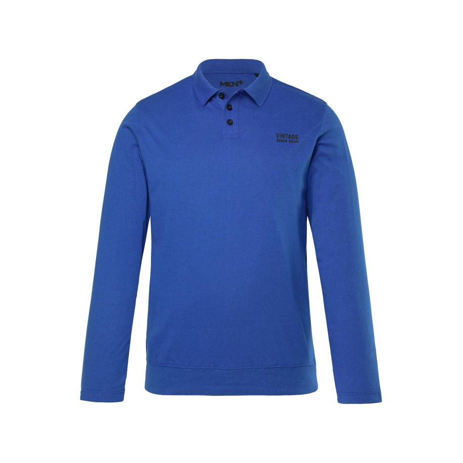 men plus Men Plus Shirt kobaltblauw -