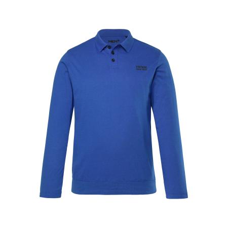 men plus Men Plus Shirt kobaltblauw