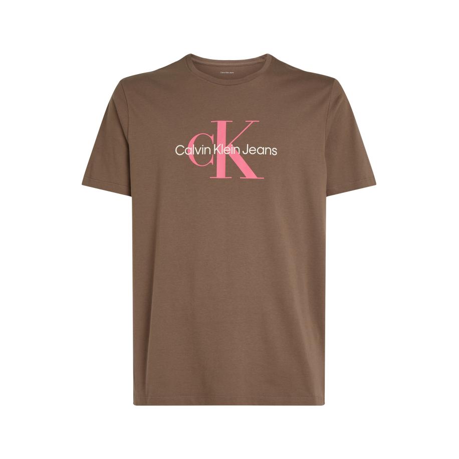 Calvin Klein Calvin Klein Jeans Shirt HERO bruin / lichtroze / wit -