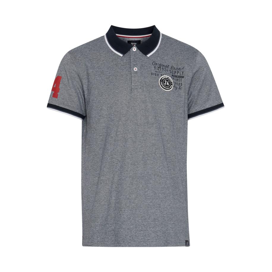 FQ1924 FQ1924 Shirt Imal navy / bloedrood / wit -