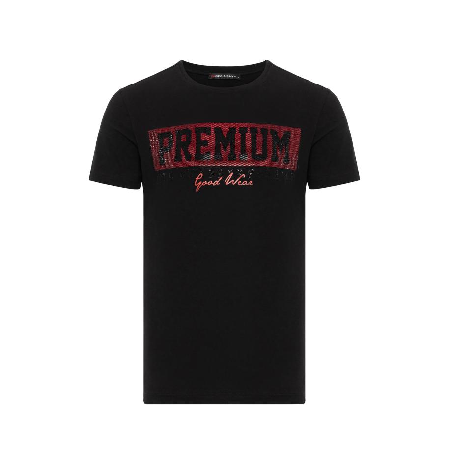 Cipo & Baxx CIPO & BAXX Shirt rood / zwart -