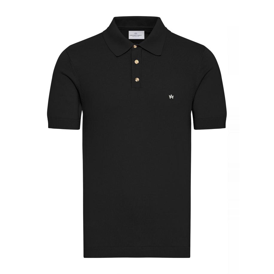 Kronstadt Kronstadt Shirt KSEmil zwart -