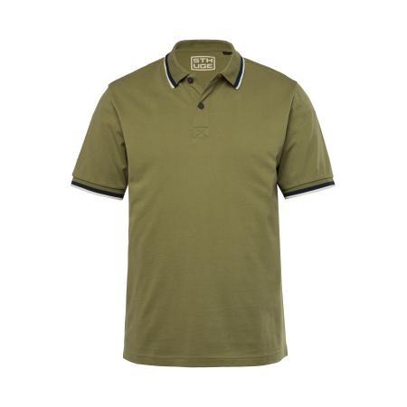 STHUGE STHUGE Shirt marine / olijfgroen / wit