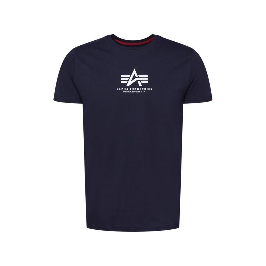 ALPHA INDUSTRIES Shirt navy / wit Blauw